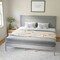 Flash Furniture Gray King Wooden Platform Bed with Headboard MG-09003KB-K-GRYWSH-GG - alternate 3